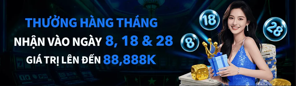 888pwin thưởng hàng tháng